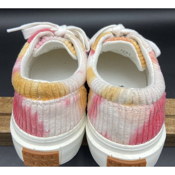 GOOD NEWS OPAL TIE DYE CORDUROY. PINK/ORANGE SIZE US 7 / UK 5 / EU 38 NWOT - Picture 8 of 10